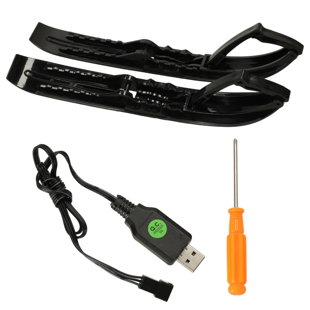 Unikalny design skutera śnieżnego RC z wytrzymałych materiałów