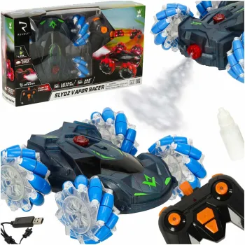 samochód rc REVOLT Slydz Vapor Racer 360 niebieski na białym tle