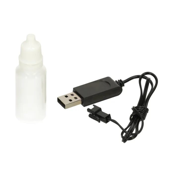 RC Vapor Racer świecący diodami LED podczas jazdy nocą