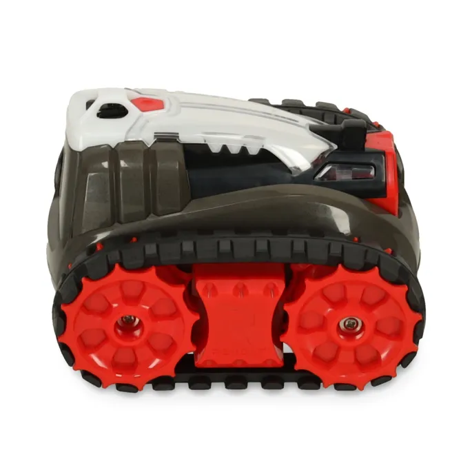 Laserowy strzał z czołgu RC do drugiego pojazdu w zestawie