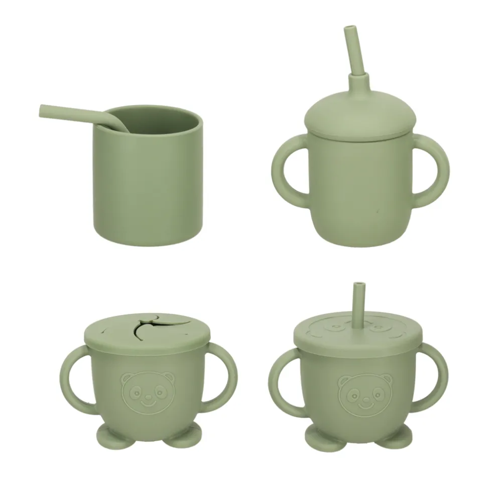 Śliniak z kieszonką, element zestawu silikonowego dla dzieci