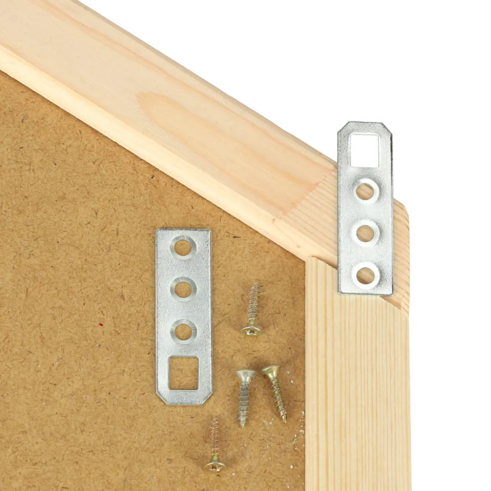 Tablica ścienna dla dzieci w estetycznej drewnianej ramie, 2w1