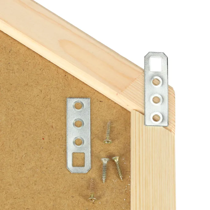 Tablica ścienna dla dzieci w estetycznej drewnianej ramie, 2w1