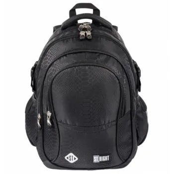 Czterokomorowy plecak szkolny St. Right 23L w kolorze czarnym