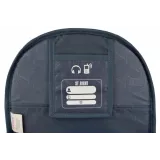 Pojemny i wygodny plecak młodzieżowy czarny, cztery komory