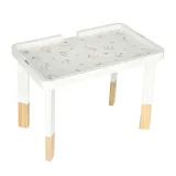 Edukacyjny stolik manipulacyjny z elementami do przesuwania i sortowania