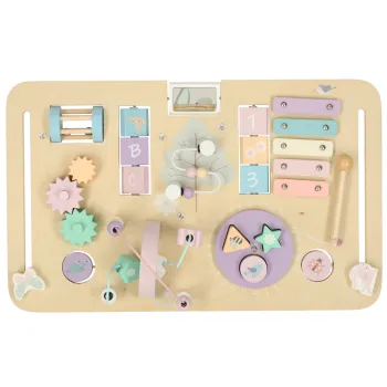 Bezpieczna i trwała zabawka edukacyjna z drewna dla dzieci od 3 lat