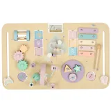 Bezpieczna i trwała zabawka edukacyjna z drewna dla dzieci od 3 lat