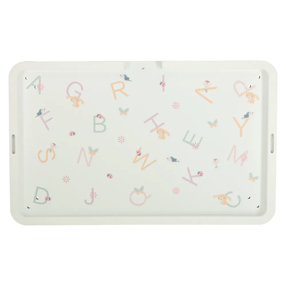 Prezent dla dziecka – różowy stolik edukacyjny do zabawy i nauki