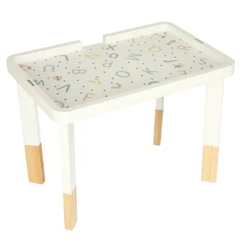 Zbliżenie na elementy sensoryczne stolika LULILO LUDO