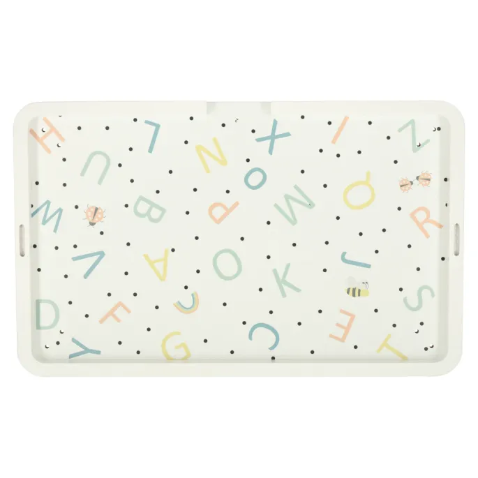 Stolik sensoryczny z sorterem, cymbałkami i labiryntem dla dziecka