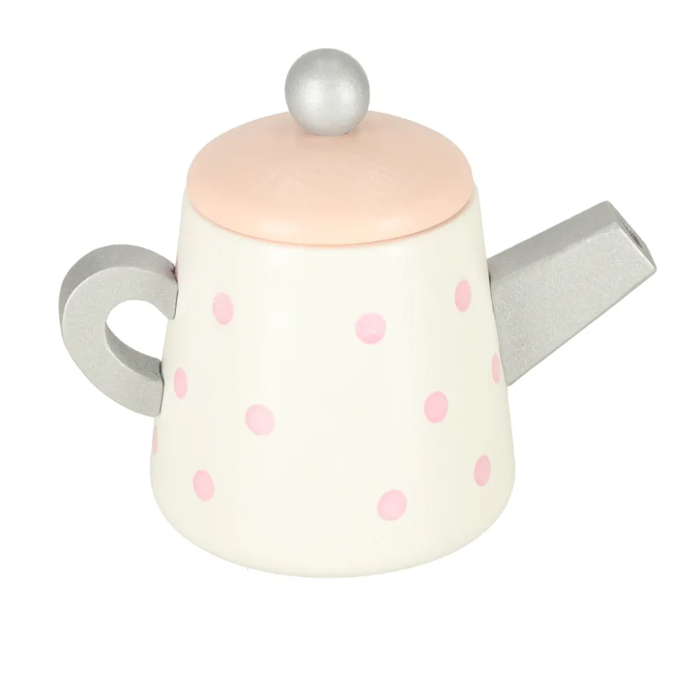 dziecięcy drewniany zestaw do zabawy w kawiarnię