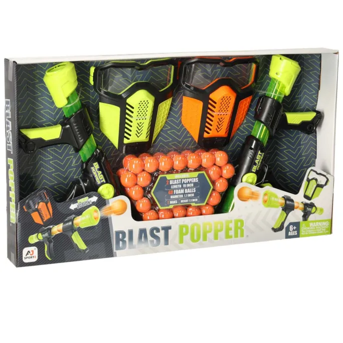 Pistolet piankowy dla dziecka do zabawy na świeżym powietrzu