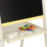 Tablica kredowa z akcesoriami i powierzchnią magnetyczną