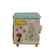 Siedzisko dziecięce LAS – wygodny puf z funkcją przechowywania i zabawy