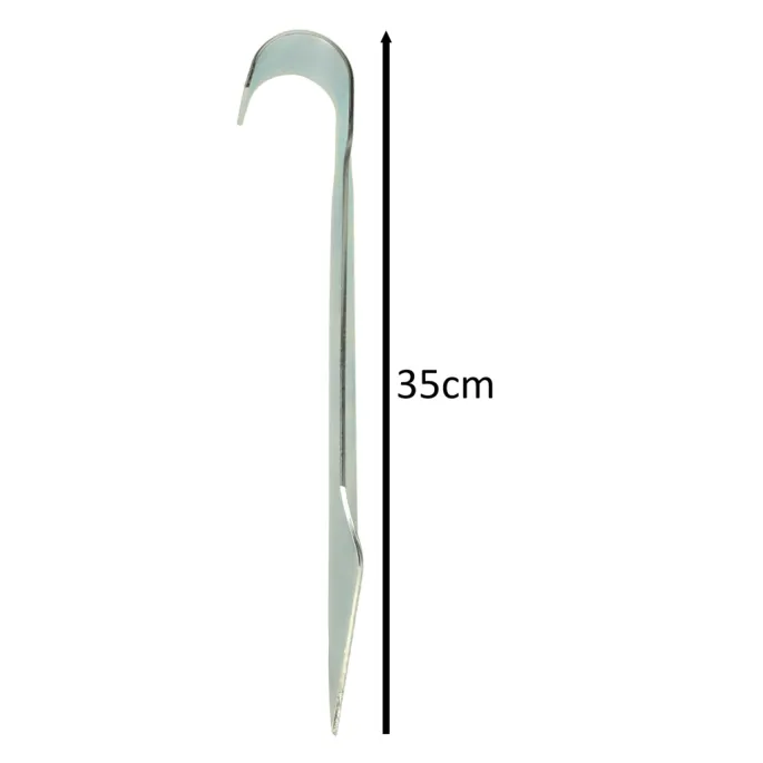 Stabilizatory stalowe do huśtawek i bramek sportowych 35 x 4 cm