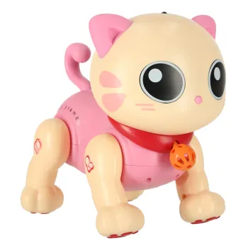 Skaczący kotek robot dla dziewczynki, sterowany pilotem RC