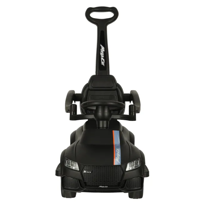 Widok jeździka 3w1 z demontowanymi podnóżkami i barierkami