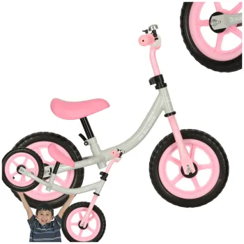 Różowy rowerek biegowy Trike Fix Balance o ultra lekkiej konstrukcji