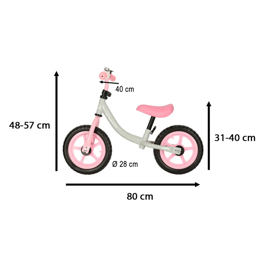Solidny rowerek biegowy Trike Fix Balance dla dzieci o wzroście 80-108 cm