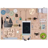 Tablica Montessori 75 x 50 cm do nauki motoryki i kreatywnej zabawy