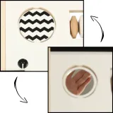 Stabilna konstrukcja pchacza ułatwiająca naukę chodzenia