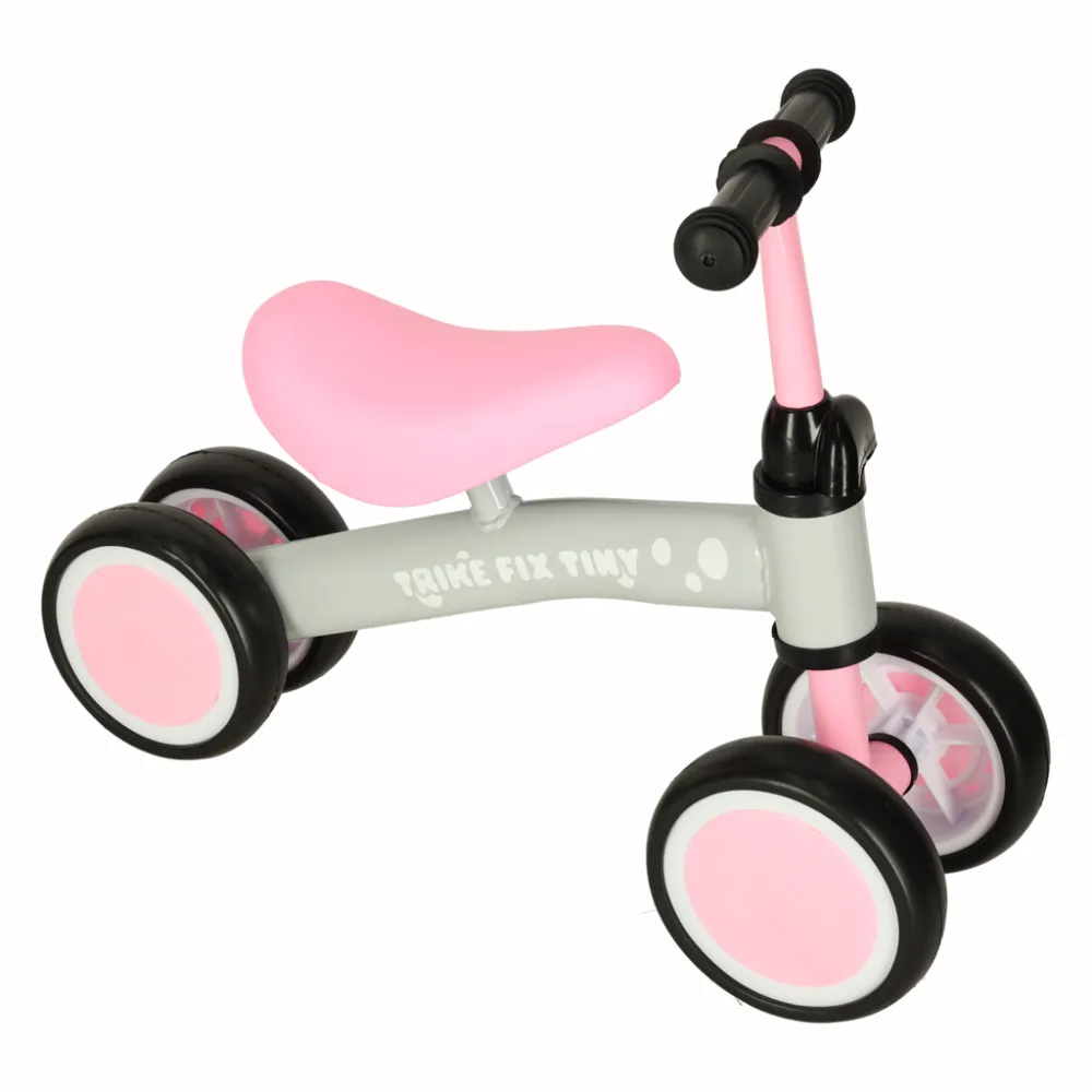 Rowerek dziecięcy Trike Fix Tiny 3w1 w modnym różowo-szarym kolorze