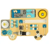 Kolorowa tablica edukacyjna LULILO BUSO z licznymi elementami