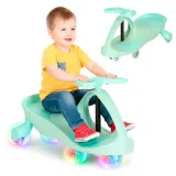 Jeździk grawitacyjny LED Swing Fix S3 na tle białego tła, widok z boku