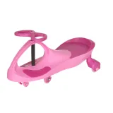 Nowoczesny jeździk dziecięcy LED na prezent w kolorze różowym