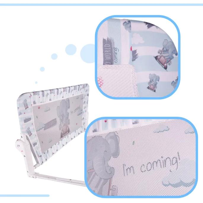 Otwierana barierka zabezpieczająca do łóżka dziecięcego 90cm