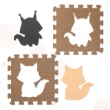 Kreatywna mata puzzle do budowania strefy zabawy w dziecięcym pokoju