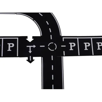 Elementy antypoślizgowe puzzli kreatywnych do układania trasy