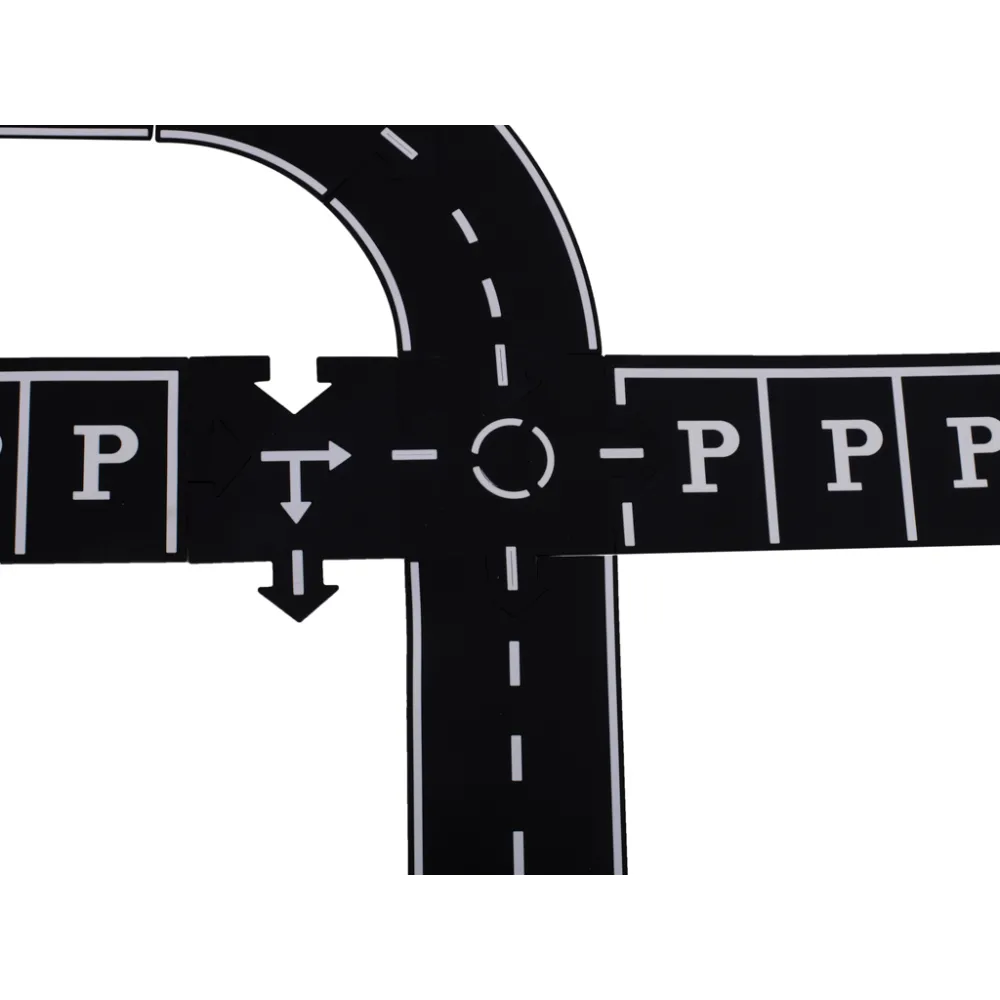 Elementy antypoślizgowe puzzli kreatywnych do układania trasy