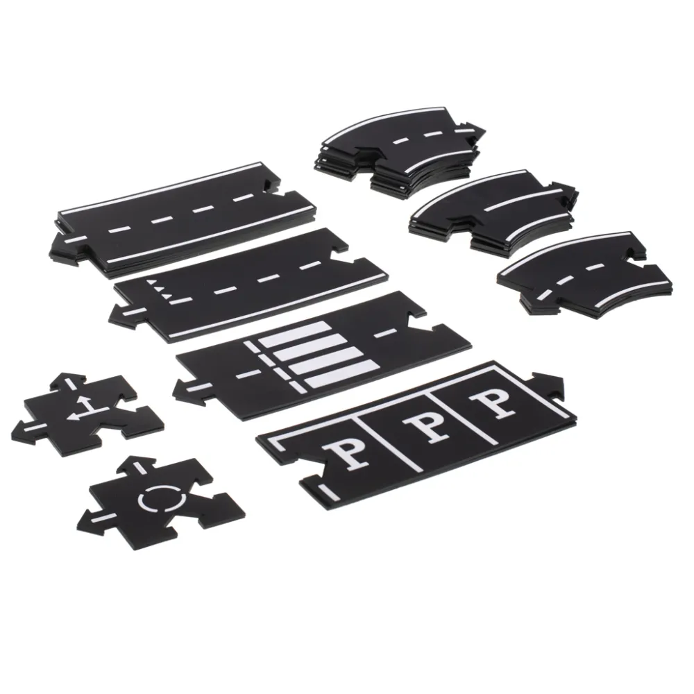 Kreatywne puzzle do zabawy samochodzikami – trwała pianka i gumowe elementy