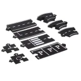 Kreatywne puzzle do zabawy samochodzikami – trwała pianka i gumowe elementy