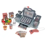 Kompletny zestaw kasy fiskalnej z wagą i mikrofonem do zabawy w sklep