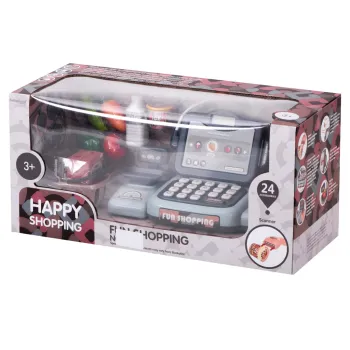 Efektowna kasa sklepowa do kreatywnej zabawy w sprzedawcę i klienta