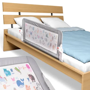 Uniwersalna barierka ochronna do łóżka w dziecięcej sypialni