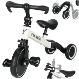 Rowerek biegowy 3w1 Trike Fix Mini biały na tle białym