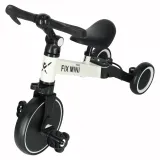 Minimalistyczny design białego rowerka dziecięcego Trike Fix Mini