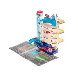 Parking piętrowy z efektami świetlnymi i dźwiękowymi dla dzieci