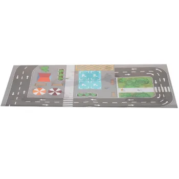 Parking garaż z miejscem na wiele autek oraz papierową matą