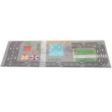 Parking garaż z miejscem na wiele autek oraz papierową matą