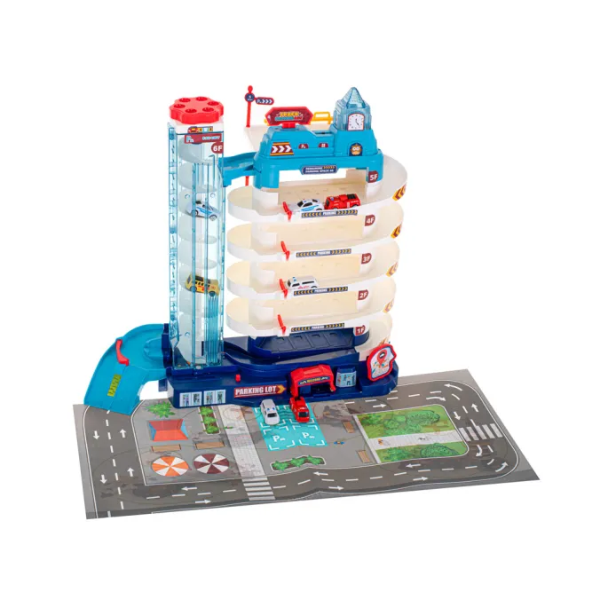 Garaż zabawkowy dla dzieci wspierający rozwój i kreatywną zabawę