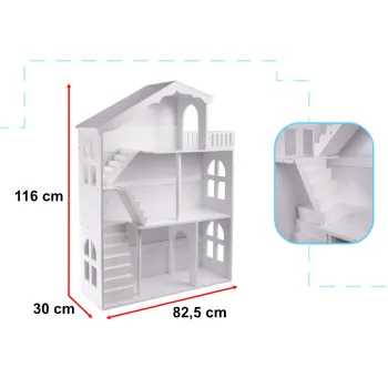Dwufunkcyjny domek na zabawki i książki LULILO CALLA XXL