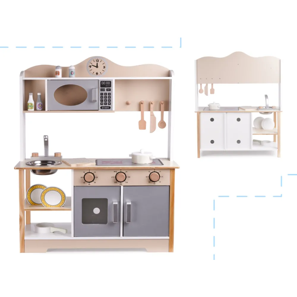 Kuchnia dla dzieci LULILO KUKETO – modne kolory i nowoczesny design