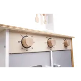 Szafka i mikrofalówka w kuchni drewnianej LULILO KUKETO dla dzieci