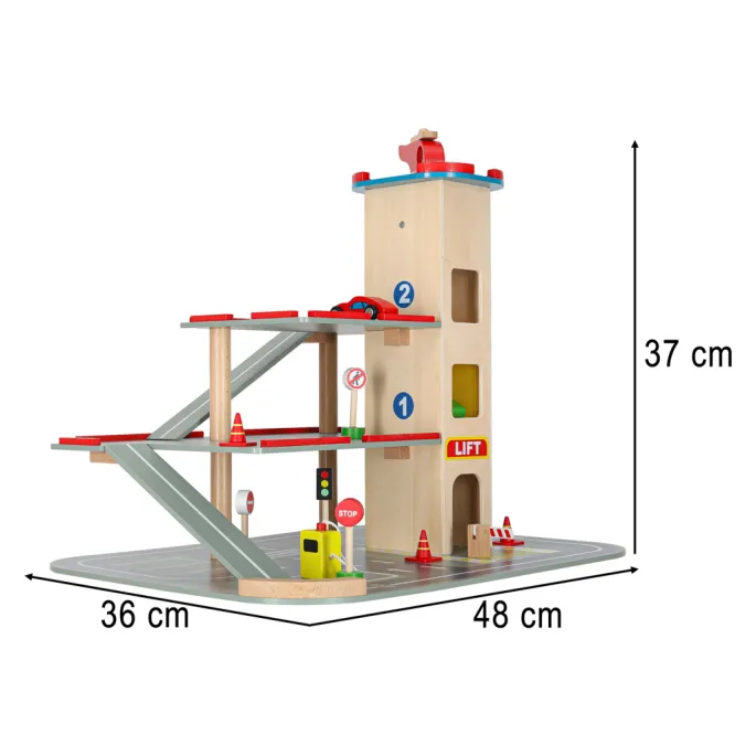 Idealny garaż drewniany jako prezent dla małego miłośnika motoryzacji