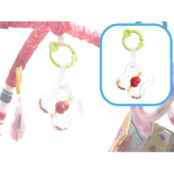 Cały zestaw maty edukacyjnej z akcesoriami i piłeczkami